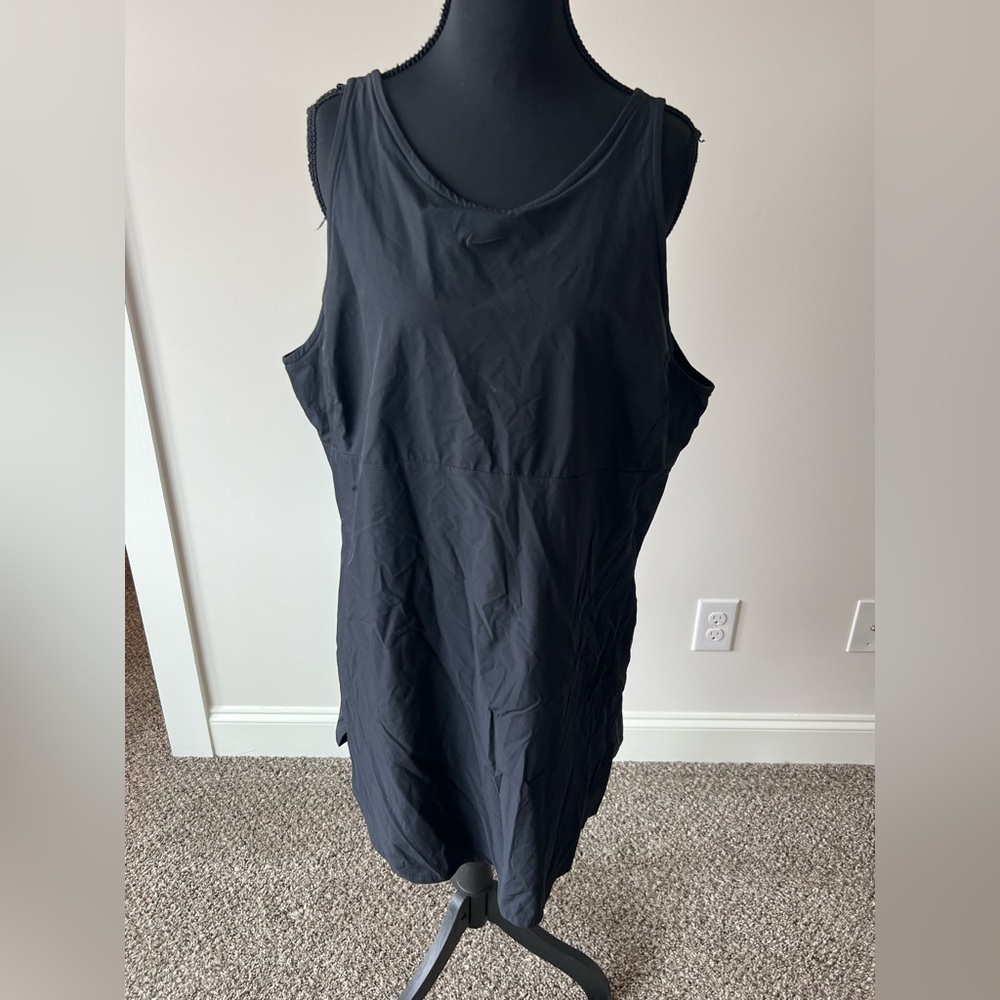 Nike Black Dri-FIT Tennis Dress with Built-in Shorts Size XXL